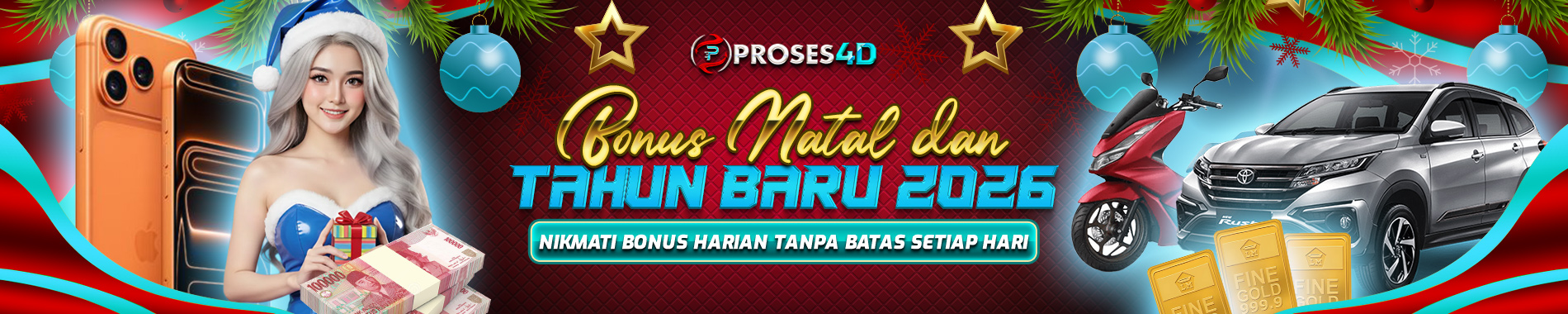 BONUS NATAL DAN TAHUN BARU 2026 PROSES4D